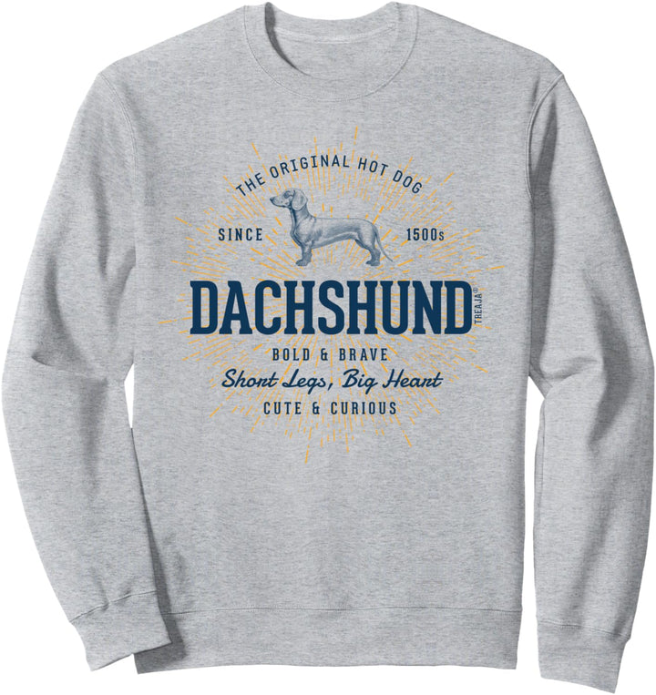 Retro-Stil Dackel Vintage Sweatshirt