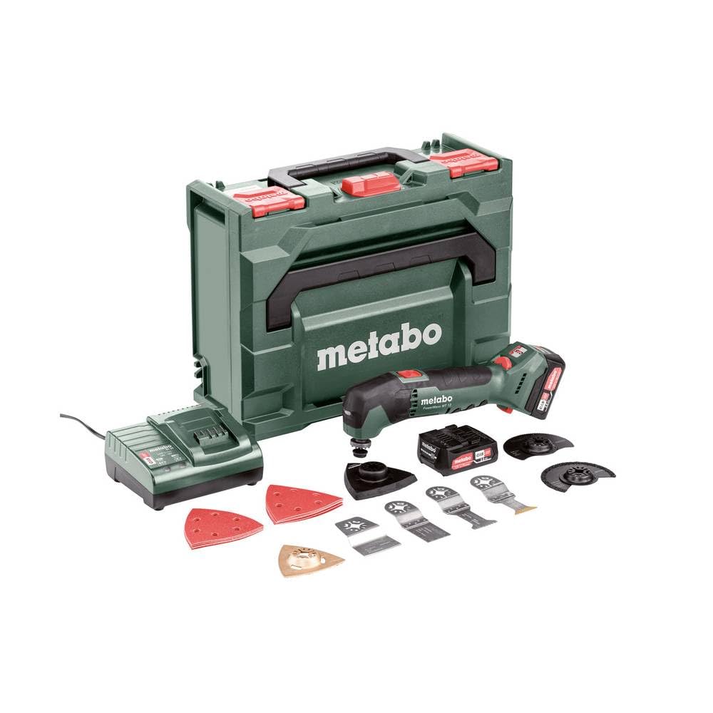 Metabo PowerMaxx MT 12 Akku-Multitool 12V (Sägeblätter Schabermesser Dreieckschleifplatten Haftschle