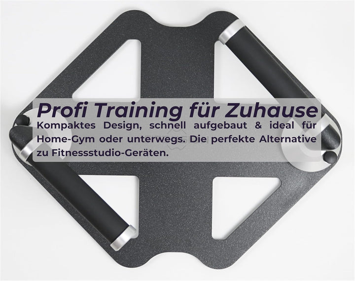 Base – Premium Liegestützgerät aus Metall | Push-Up Board mit 64 Griffpositionen | Ergonomische & be