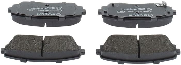 Bosch BP1683 Bremsbeläge - Vorderachse - ECE-R90 Zertifizierung - vier Bremsbeläge pro Set