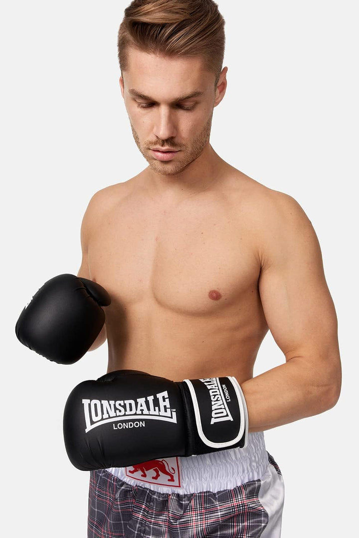 Lonsdale Unisex-Adult Ashdon Equipment 14 oz Black/White, 14 oz Black/White