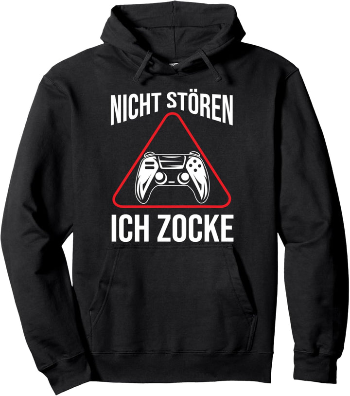 Nicht Stören Ich Zocke Spieler Gaming Gamer Pullover Hoodie