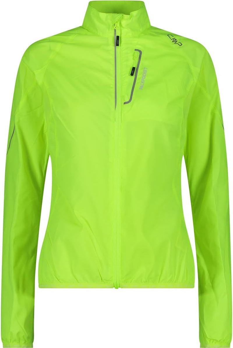 CMP Damen Jacke mit reflektierenden Details D34 Gelbes Fluo, D34 Gelbes Fluo