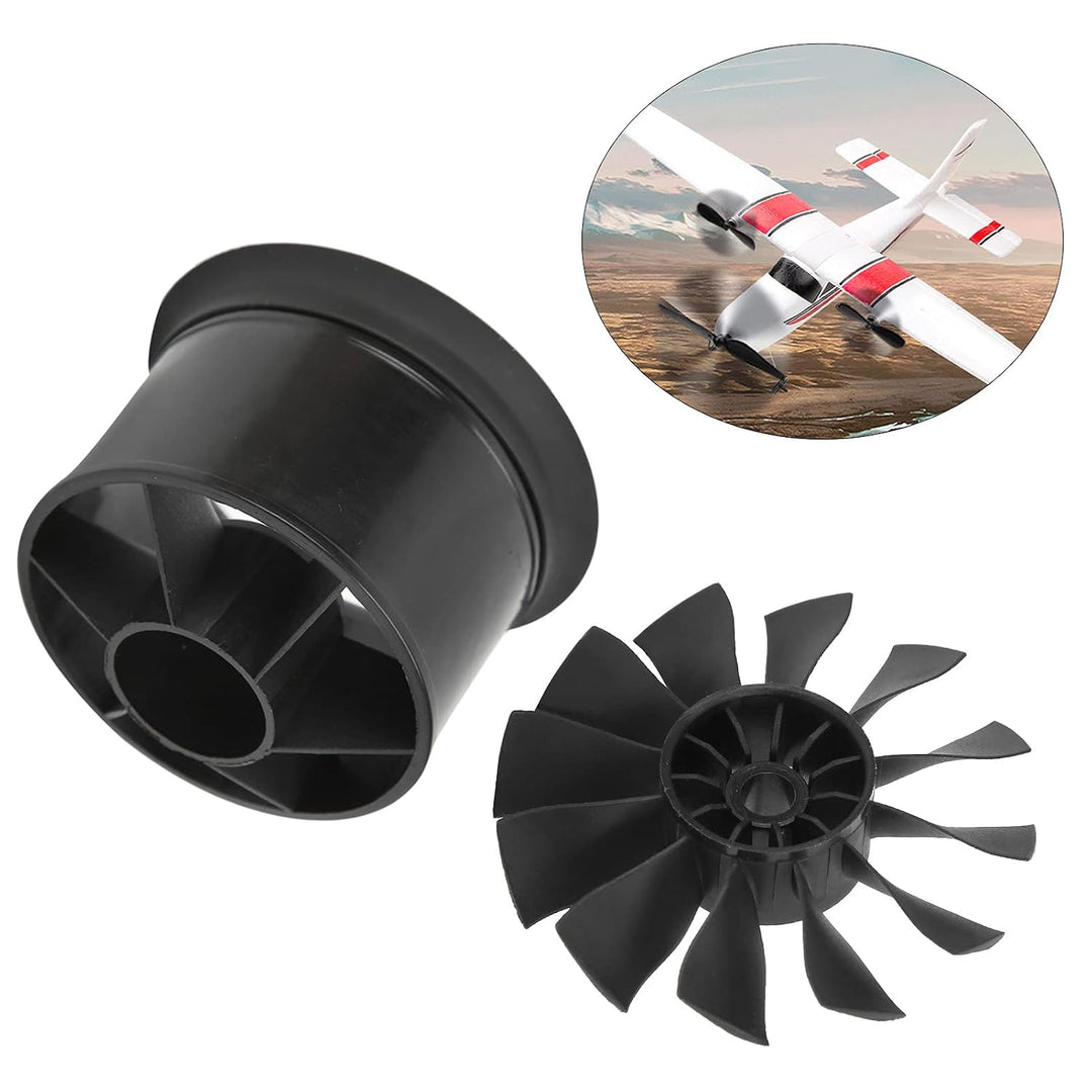 12 Blade EDF -Lüfter, 50mm EDF Lüfter 12 Blatt Impeller, Hochschub für 3300 4000 4600 5000kV Bürsten