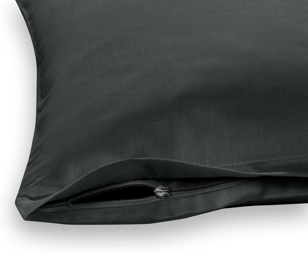 sleepling Satin Kissenbezug, Kissenhülle Seitenschläferkissen aus 100% seidig weicher Baumwolle, Bez