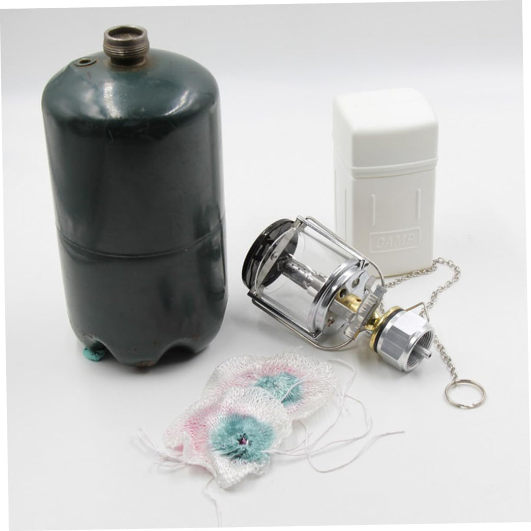 Outdoor Gaslampe Camping Laterne mit Eingebautem Zündsystem Langlebig und Kompakt Warmes Licht als Z