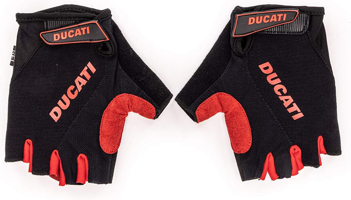 DUCATI, Handschuhe Elektroroller, Gel, Halbfinger, Einheitsgrösse, Schwarz, Zubehör für Fahrrad, Uni