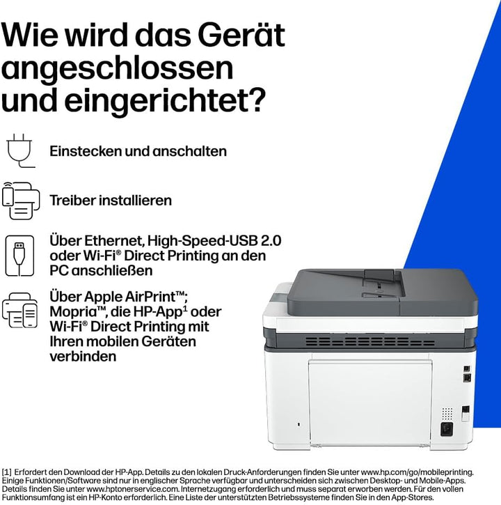 HP LaserJet Pro MFP 3102fdw Laserdrucker, Multifunktions-Laserdrucker, Automatischer Duplex, Hohe Dr