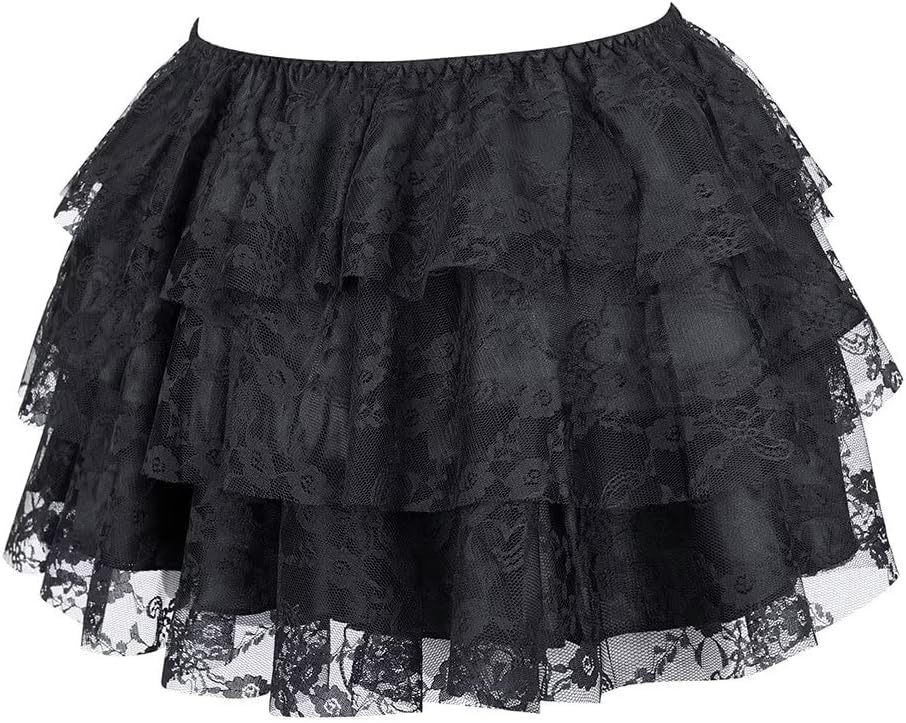 Corset Dress Skirt Korsett Damen Kleider Rock Corsage Vollbrust Bustier Schnüren Korsagenkleid Elega