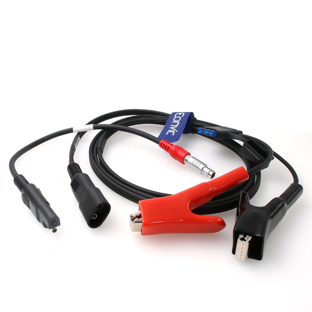 Eonvic 12 V externes DC-Stromkabel GPS Hiper Lite für Top-con GPS-Empfänger HiPer V/HiPer Lite/Lite
