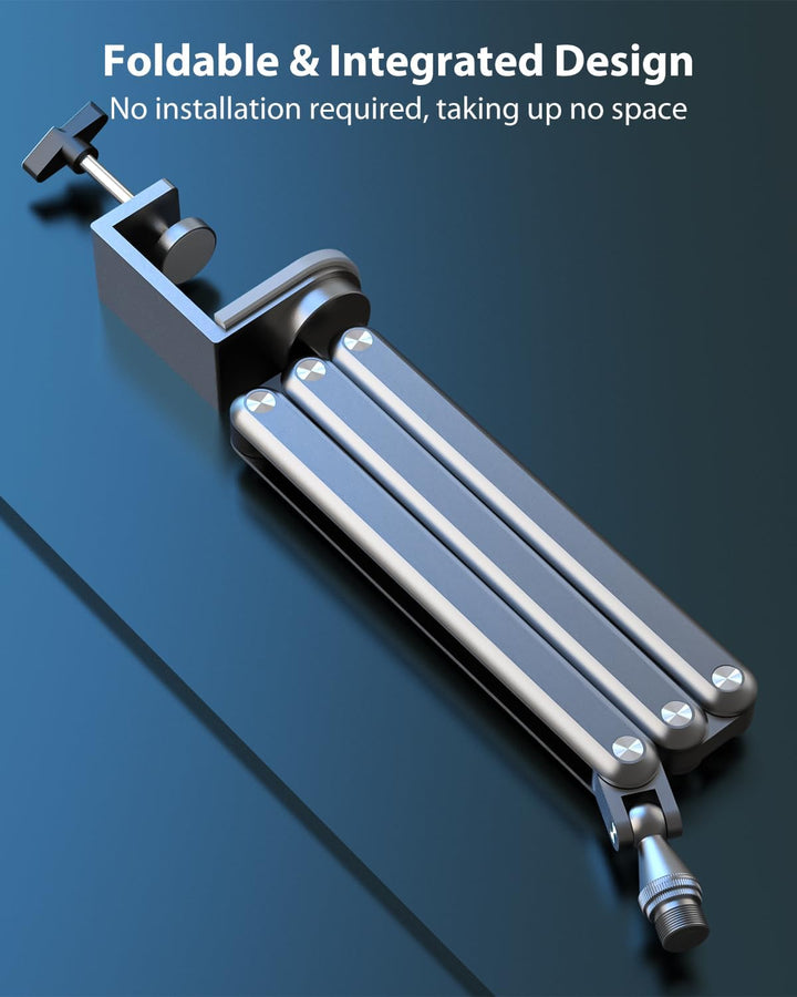 FULAIM Aluminium Mikrofon Arm kompatibel mit RODE Mikrofon, Einstellbarer Mikrofonständer für Shure