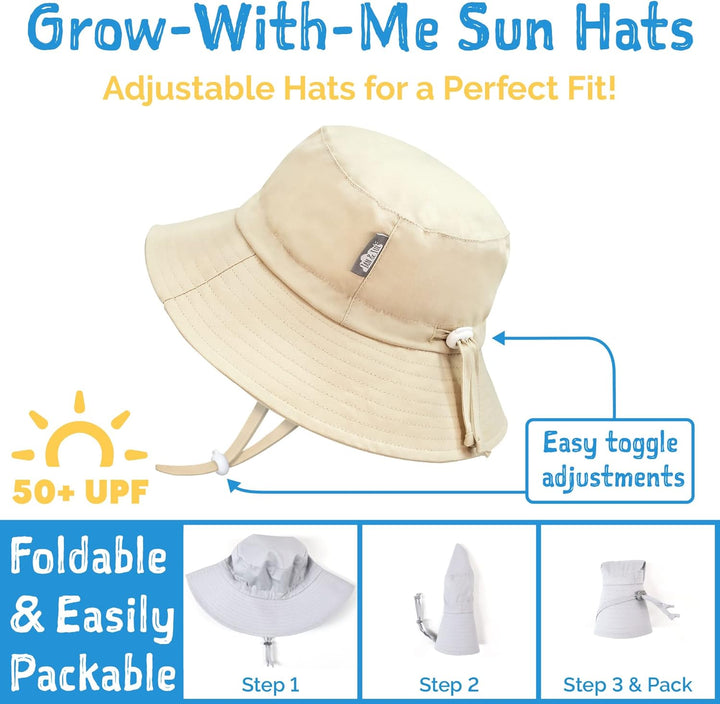 Jan &amp; Jul Baby - Jungen Sonnenhut Bucket 5-12 Jahre Camp Grove, 5-12 Jahre Camp Grove