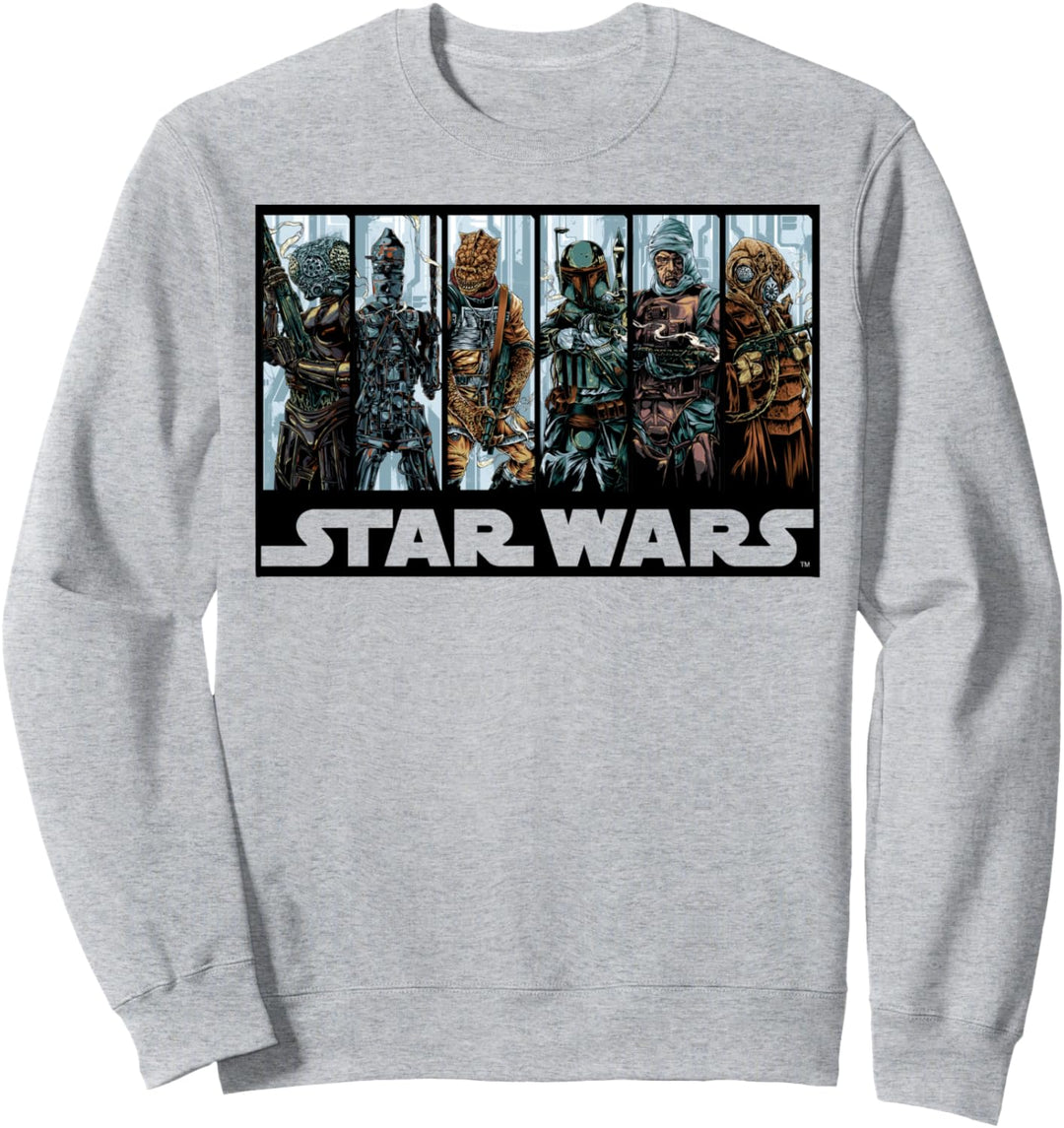 Star Wars Bounty Hunter Line Up Logo Sweatshirt