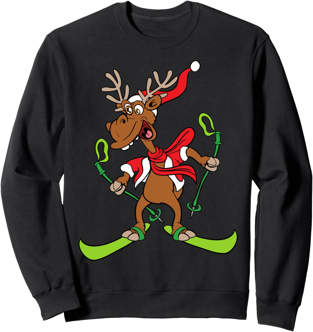 Weihnachtsmotiv Rentier Sweatshirt