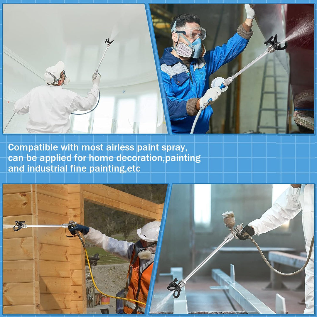 WOOLUCK® 6 Stück Airless düse mit spitzendichtung,und 60 Mesh Airless Spray Gun Filter Elemente,für