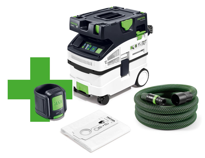 Festool Absaugmobil CTL MIDI I CT-F Edition CLEANTEC (mit Hauptfilter, SELFCLEAN Filtersack, Saugsch