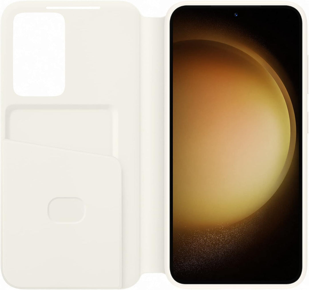 Samsung Smart View Wallet Smartphone Case EF-ZS911 für Galaxy S23, Handy-Hülle, Kartenfach, Sichtfen
