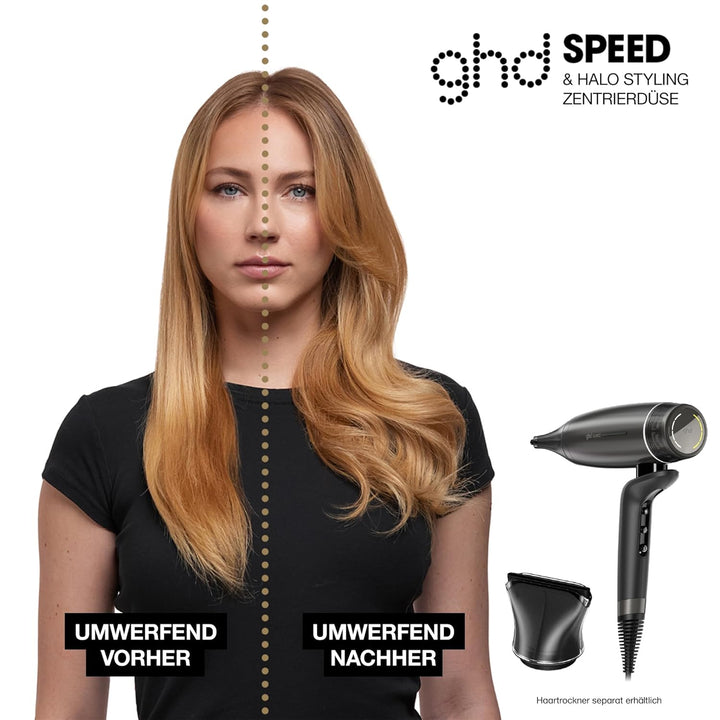 ghd speed Aufsatz: Optimierte Aufsätze für definierte Stylings, Cool-to-Touch, extra-starker magneti