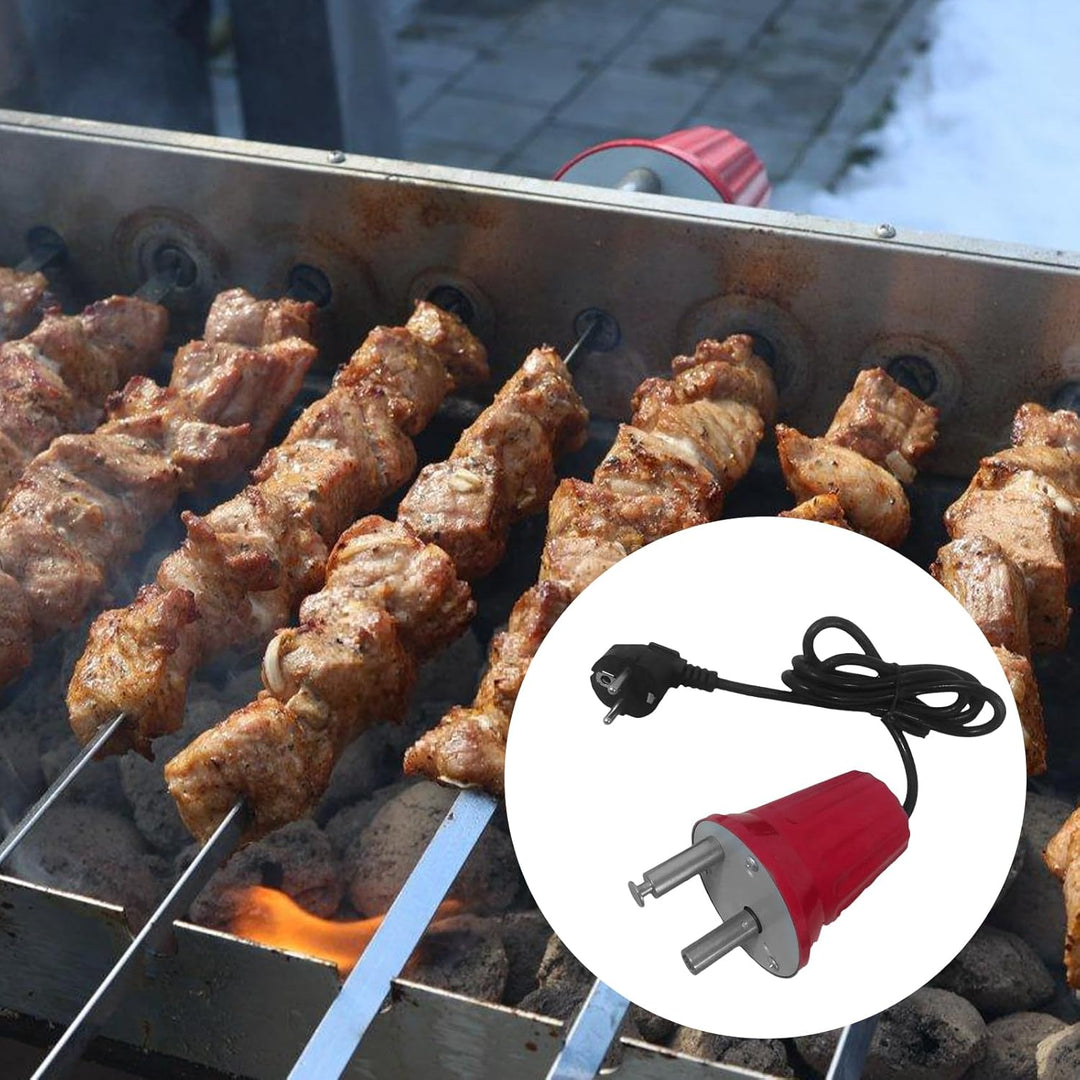 Grillmotor, Elektromotor Grill Barbecue Motor ABS DC 220V-240V Outdoor BBQ Drehmotor für Braten Roti