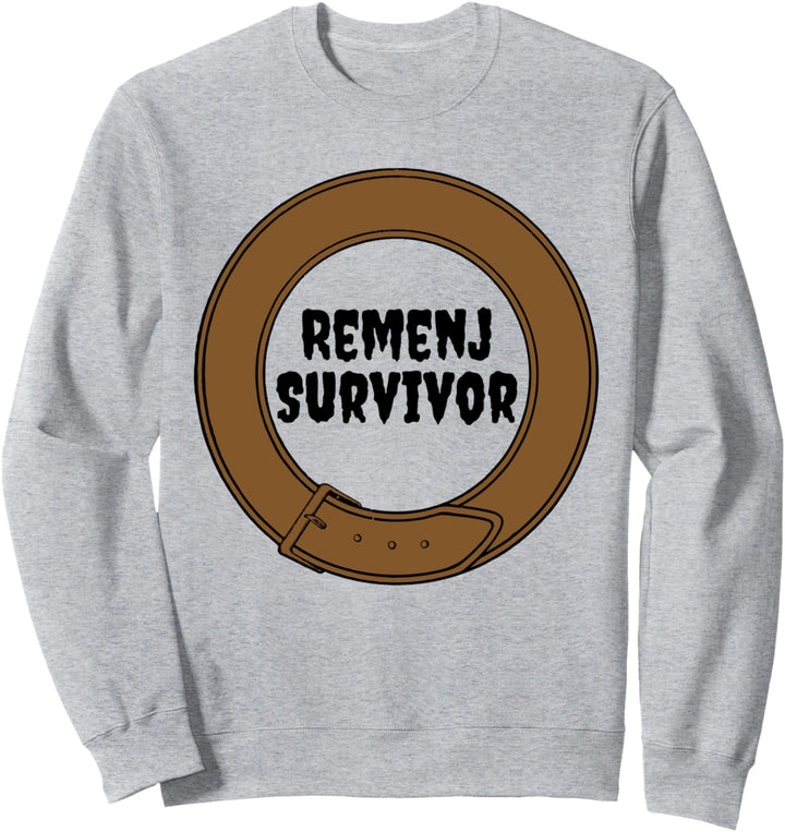 Russland Remenj Gürtel Russische Erziehung Bestrafung Humor Sweatshirt