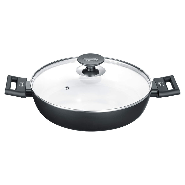 Berndes 013367 Servierpfanne Starter Alu Induction b.nature, kratzfeste Beschichtung aus Quarz, mit