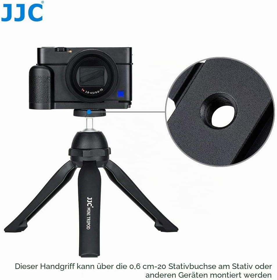 JJC Metall Kamera-Handgriff für Sony RX100VII RX100M7 Kamera Pour Sony Sony RX100VII (RX100M7), Pour