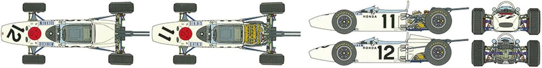 Tamiya Fahrzeug 20043 1:20 Honda RA272-Originalgetreue Nachbildung, Modellbau, Plastik Bausatz, Bast