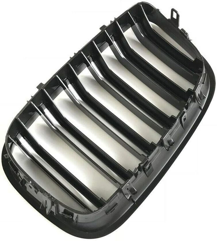 Kühlergrill für E70 E71 X5 X6 07–13, glänzend, Schwarz, 1 Paar