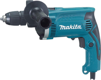 Makita HP1631KX3 Schlagbohrmaschine im Koffer, 710 W + 74tlg. Zubehör, Blau & Baufan 4016215101421 B