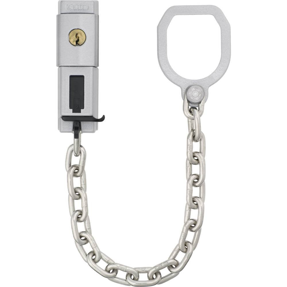 ABUS Türkette abschliessbar SK99, silber, 21542 mit Zylinderschliessung, mit Zylinderschliessung