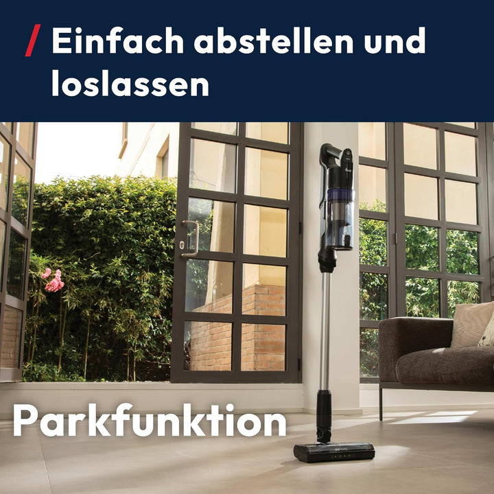 Hoover HF1 Plus Akku Staubsauger mit Anti-Haarverwicklung, Parkfunktion, Staubsauger kabellos mit XL