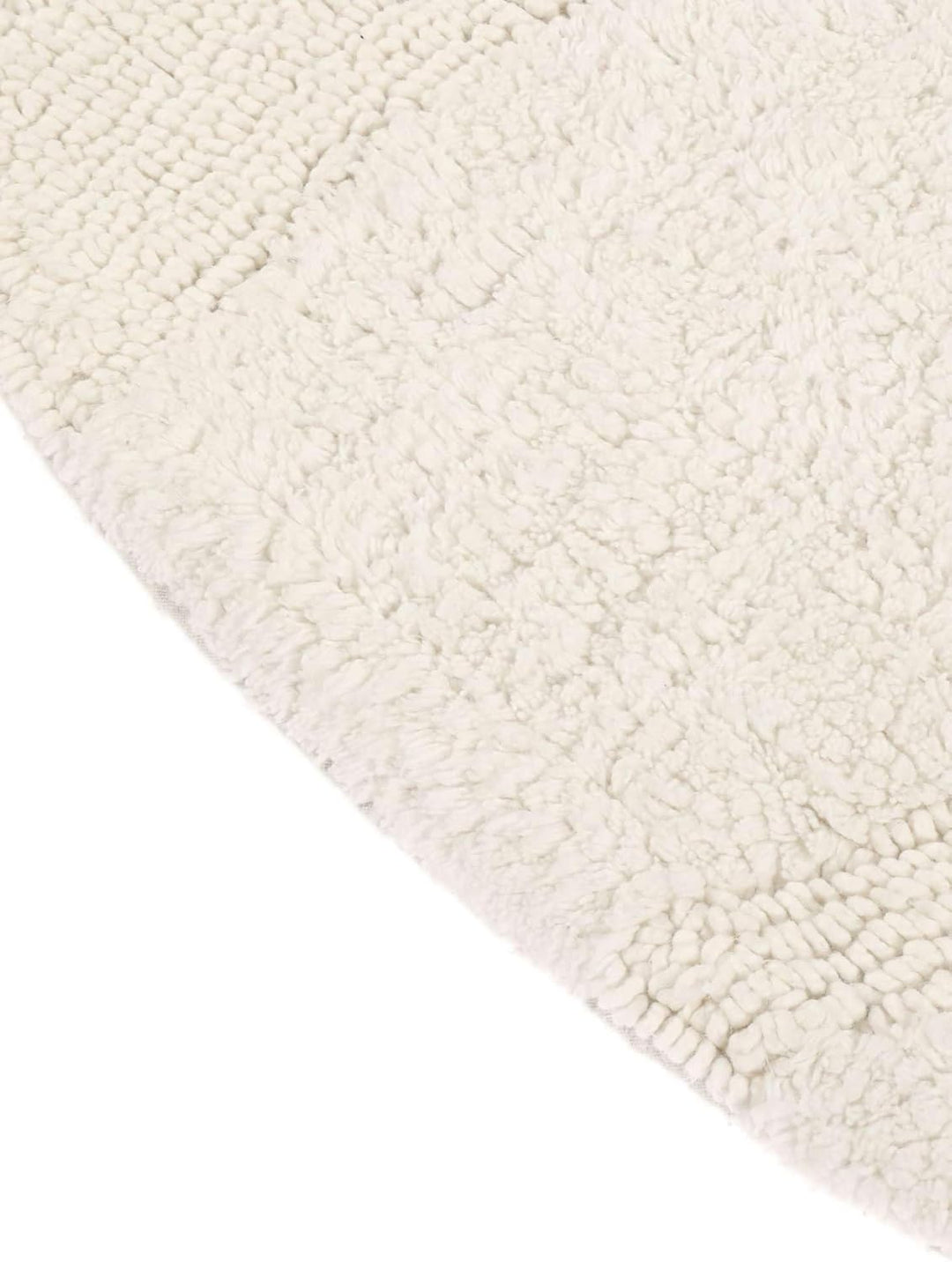 RugVista Badematte Breeze, ∅ 70 cm, Rund, Mittelflor, Anti-Rutsch, Moderner Badteppich, Maschinenwas