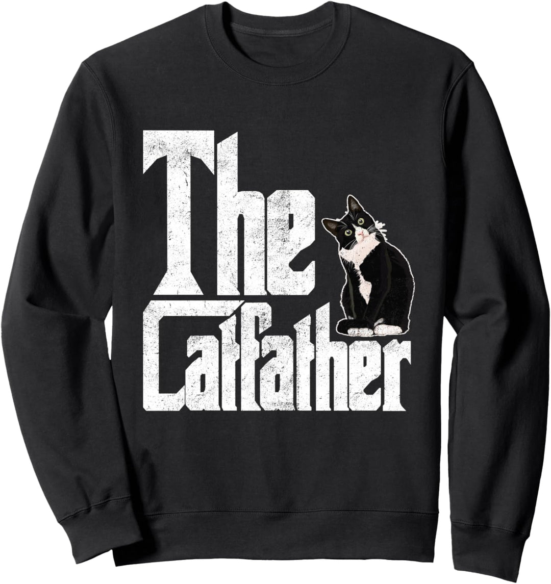 The Catfather Katze Cat Father Vater Katervater Geschenkidee Sweatshirt