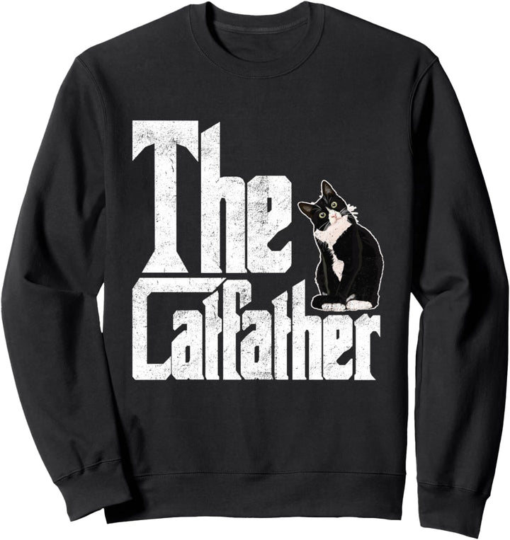 The Catfather Katze Cat Father Vater Katervater Geschenkidee Sweatshirt