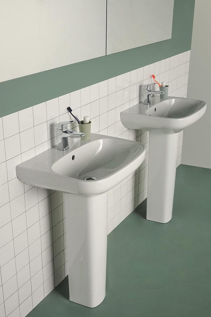Ideal Standard T542001 Ideal Standard i.life A, Waschtisch 55cm, 1 Hahnloch mittig durchgestochen, m