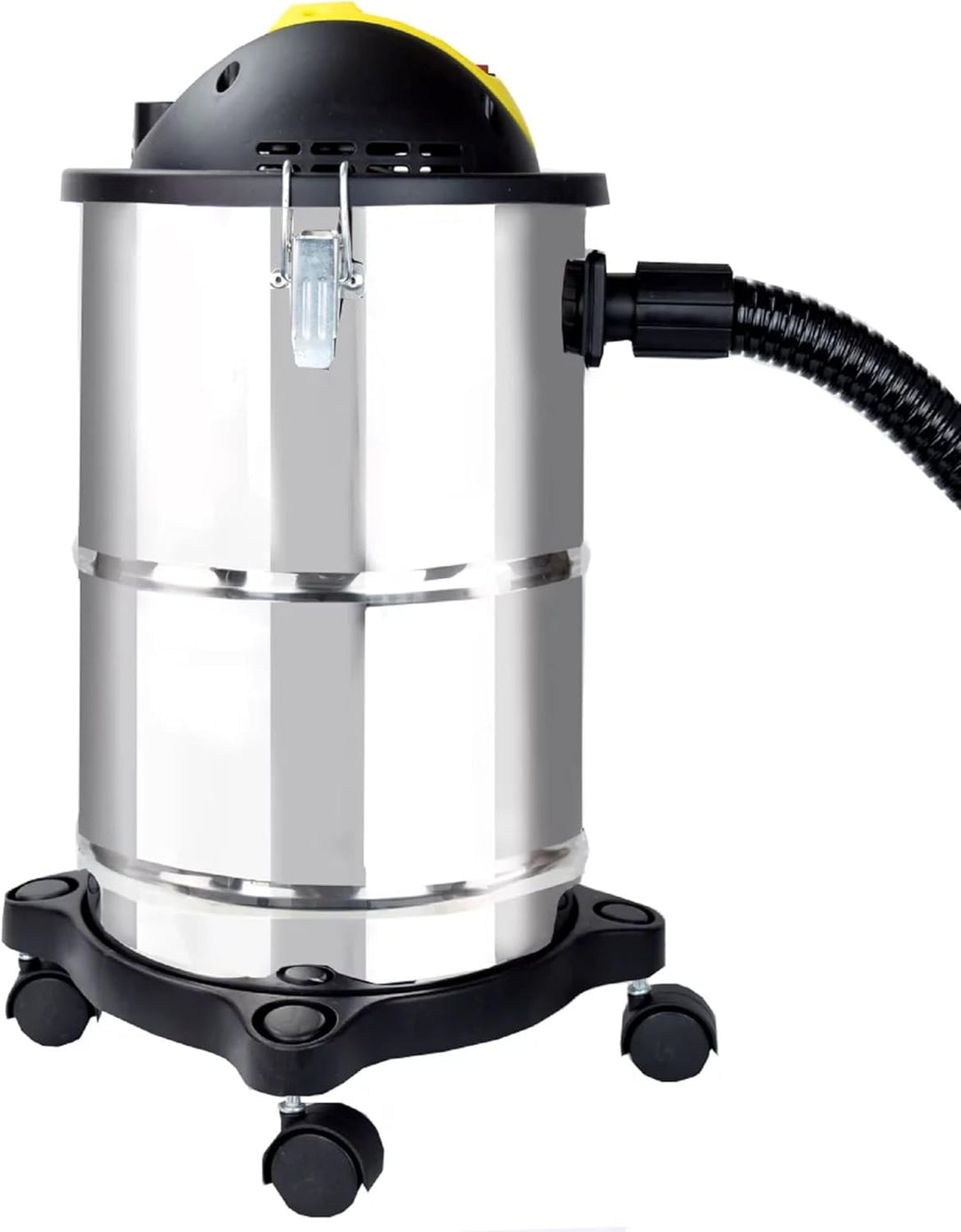 Syntrox 2 in 1 Edelstahl Aschesauger + Staubsauger Titana, Leicht und handlich, 4 Laufrollen, 1600 W