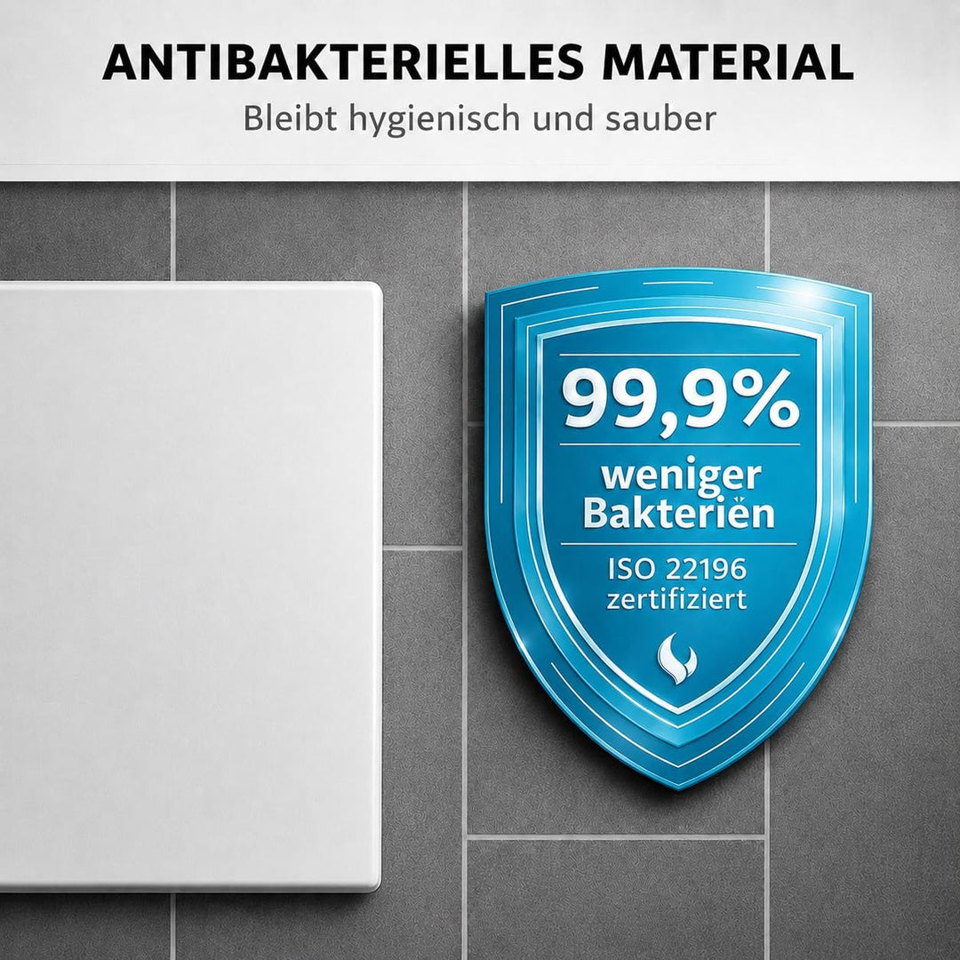 Bullseat WC Sitz passgenau für Duravit Vero | Softclose Absenkautomatik | abnehmbar | Edelstahlbefes