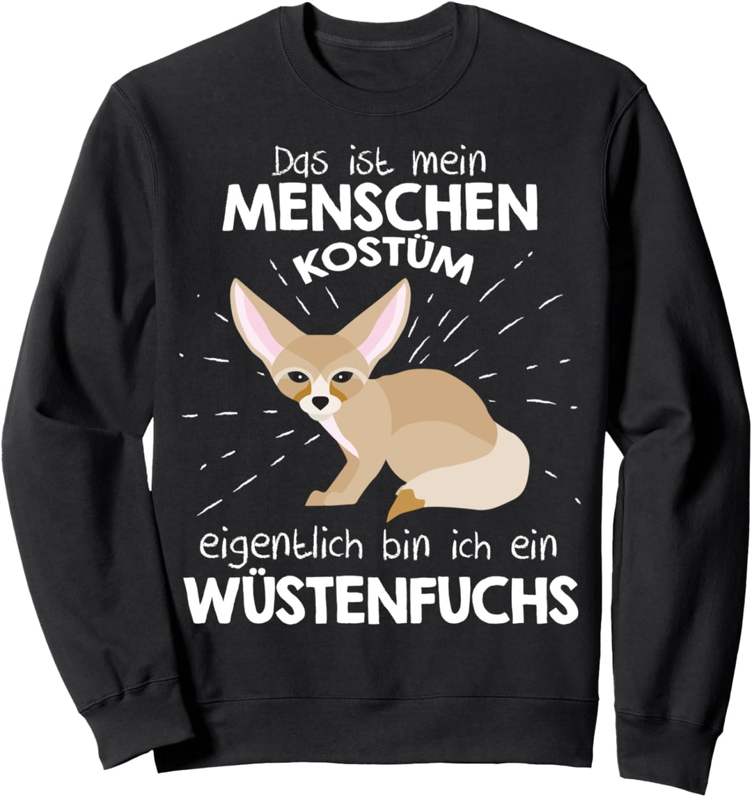 Mein Menschen Kostüm Bin ich ein Wüstenfuchs, Halloween Sweatshirt