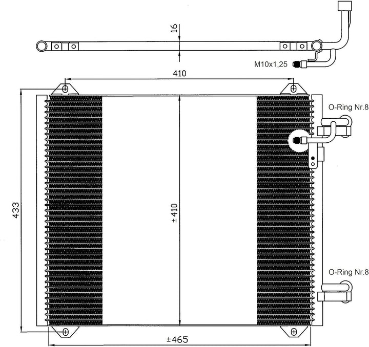 NRF 35362 Kondensator, Klimaanlage