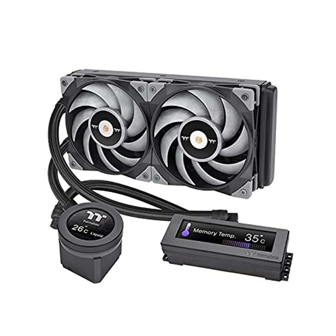 Thermaltake Floe RC Ultra 240 CPU & Memory AIO Liquid Cooler | All-In-One Liquid Cooler | LCD Displa