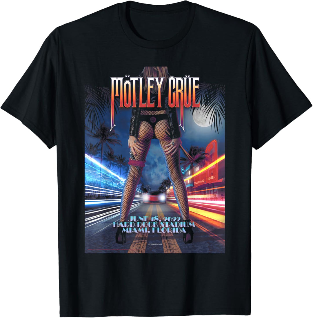 Mötley Crüe - The Stadium Tour Miami Event T-Shirt