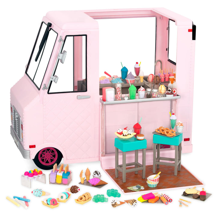 Our Generation 44718 BD37363-OG-Pinker Eiswagen-44718, 18"