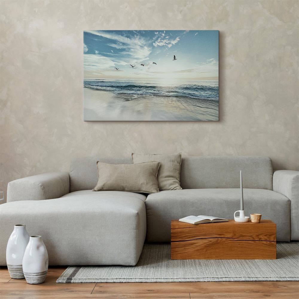 murando Akustikbild Landschaft Bilder Akustikschaum Hochleistungsschallabsorber Schallschutz Leinwan