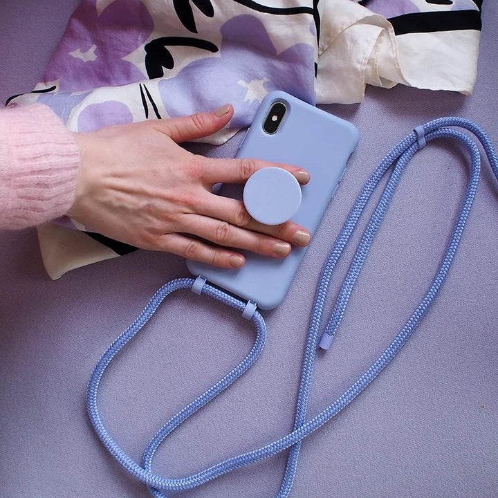 PopSockets x Just Elegance - Handyhülle für iPhone 12 Pro Max mit einer Abnehmbarereiner Geflochtene