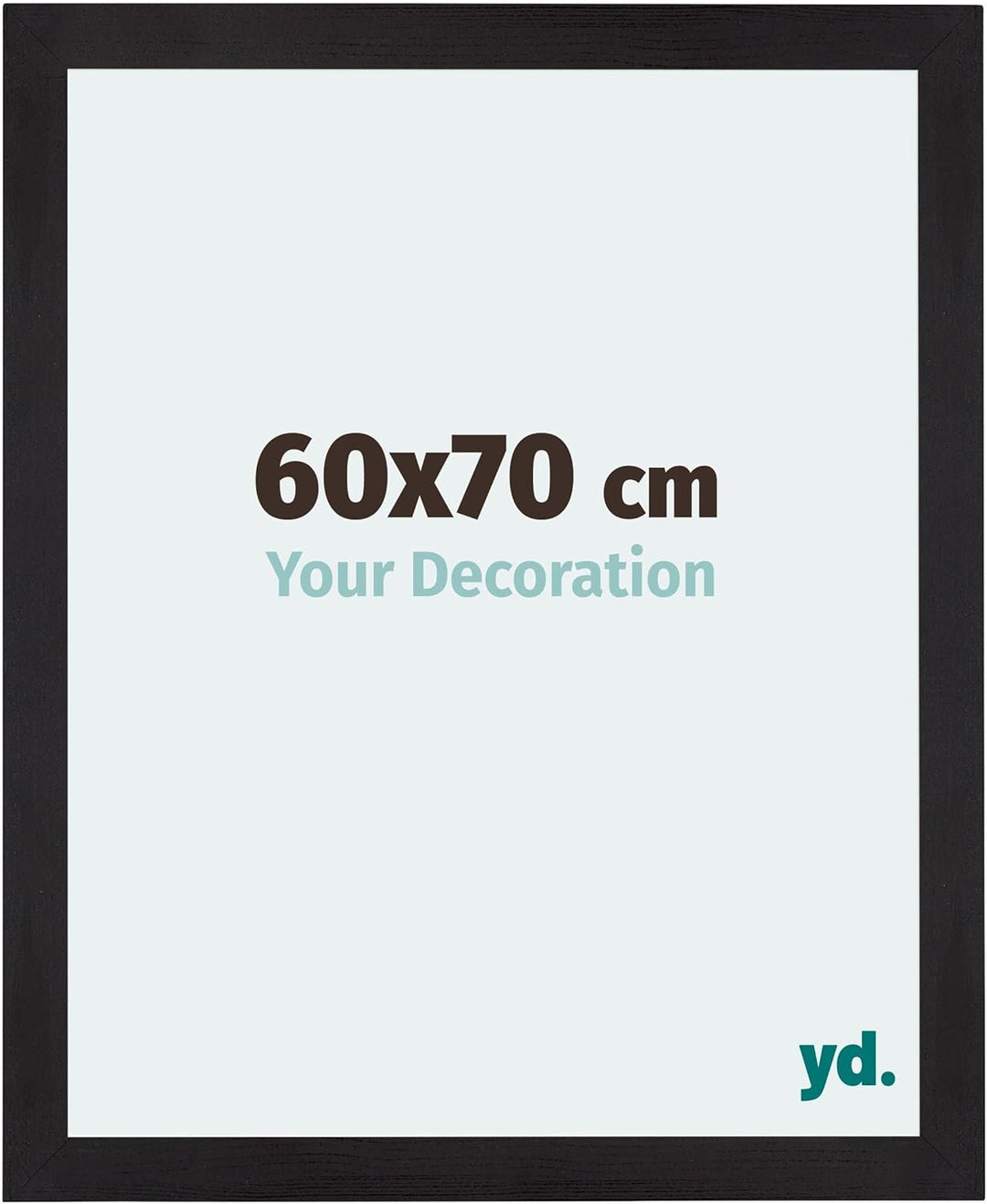 yd. Your Decoration - Bilderrahmen 60x70 cm - Bilderrahmen aus MDF mit Acrylglas - Antireflex - Ausg