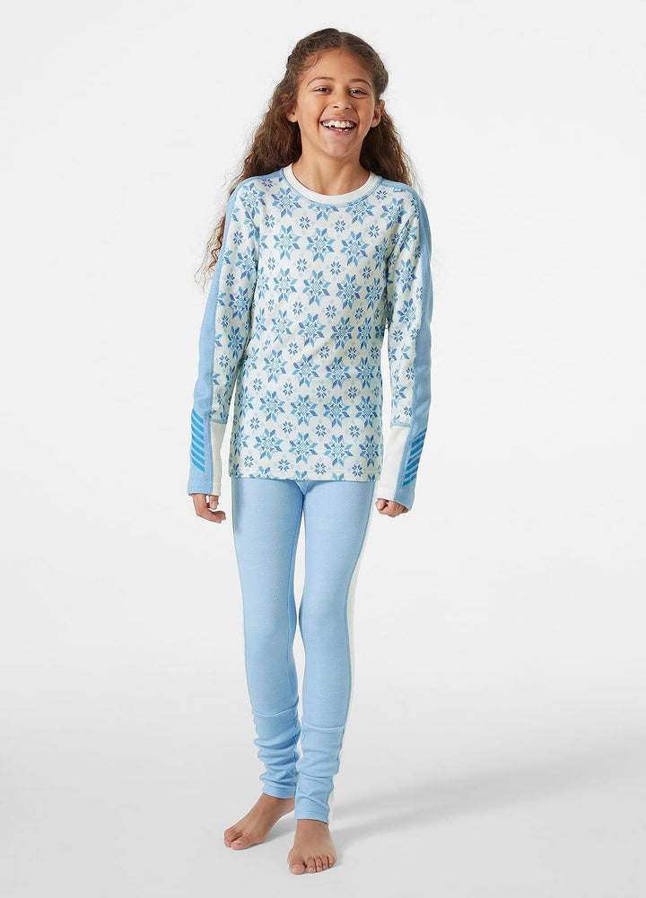 Helly Hansen Junior Unisex New Model JR Graphic Lifa Meri 14 Jahre Bright Blue, 14 Jahre Bright Blue