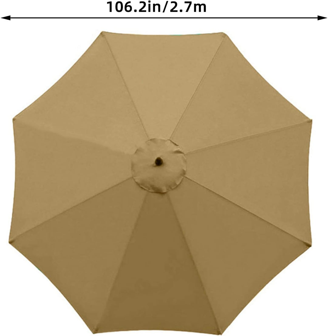 kyaoayo Ersatz-Regenschirmstoff, Sonnenschirm-Ersatzabdeckung, Anti-Ultraviolett-Überdachungsabdecku