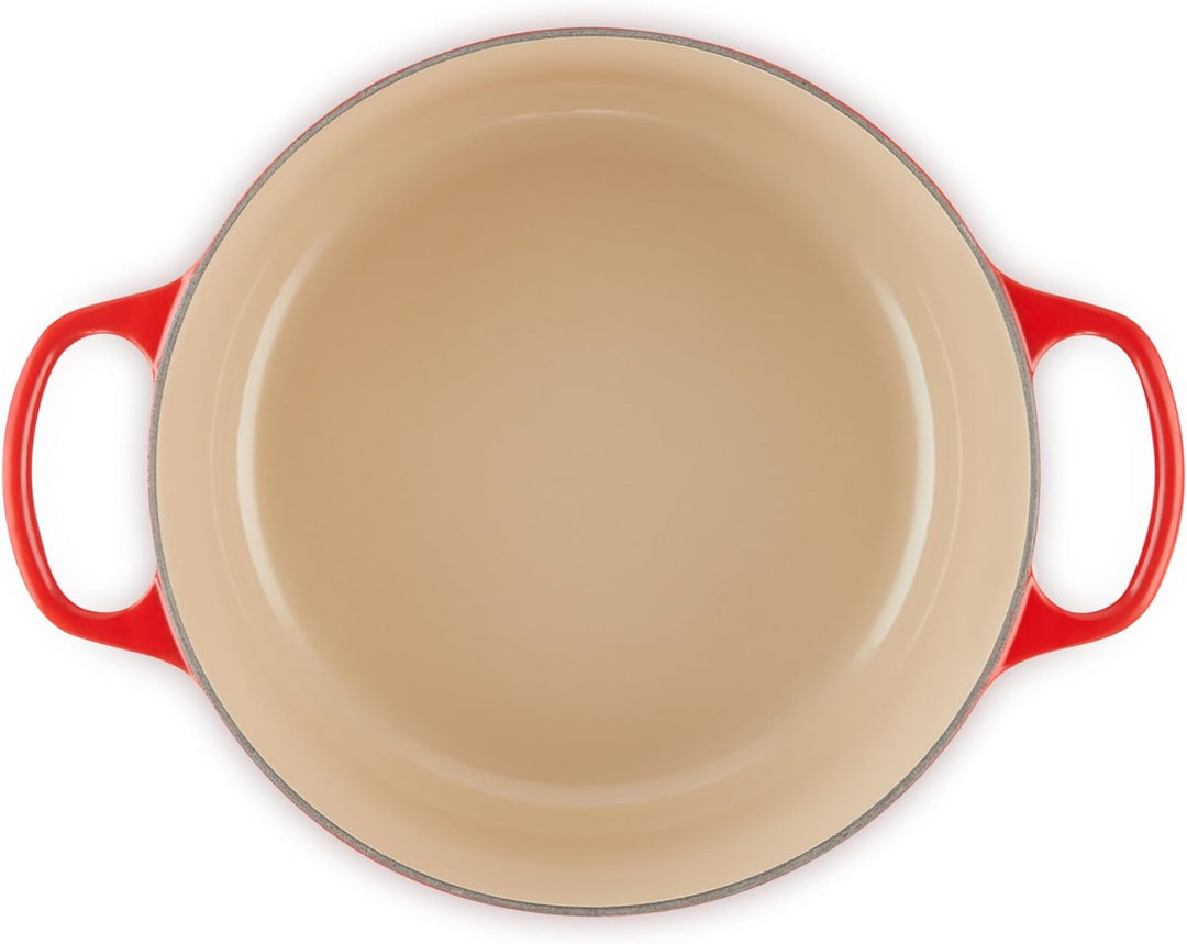 Le Creuset Signature Gusseisen-Bräter mit Deckel, Ø 26 cm, Rund, Für alle Herdarten und Induktion ge