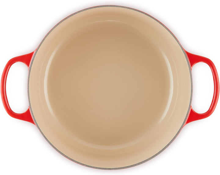 Le Creuset Signature Gusseisen-Bräter mit Deckel, Ø 26 cm, Rund, Für alle Herdarten und Induktion ge