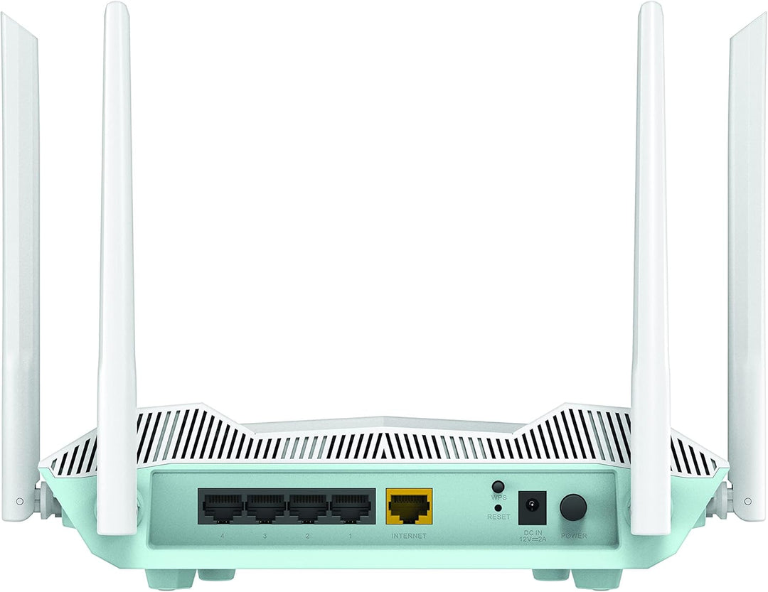D-Link R32 Eagle PRO AI AX3200 Smart Router mit AI Wi-Fi/Traffic Optimizer, DFS, AI-Kindersicherung,